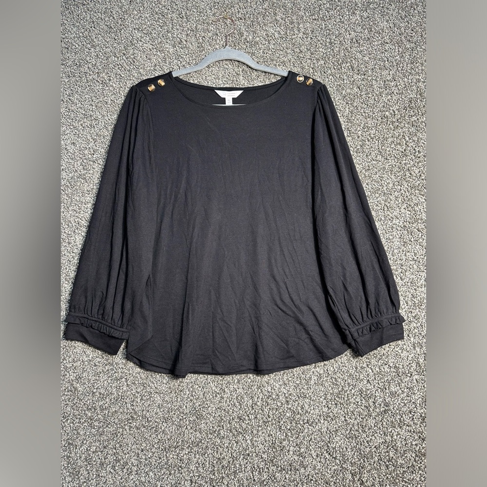 NWT LC Lauren Conrad Cuffed Sleeve Tee Size XL - Picture 3 of 8